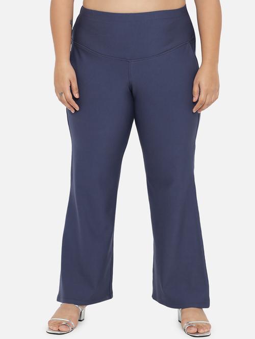 high rise solid plus size jegging - 18500253 - Very Small Image - 1
