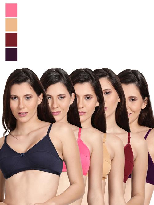 pack of 5 regular bra - 18502499 - Very Small Image - 1