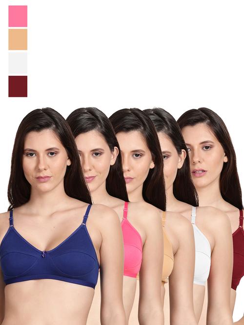 pack of 5 regular bra - 18502505 - Very Small Image - 1