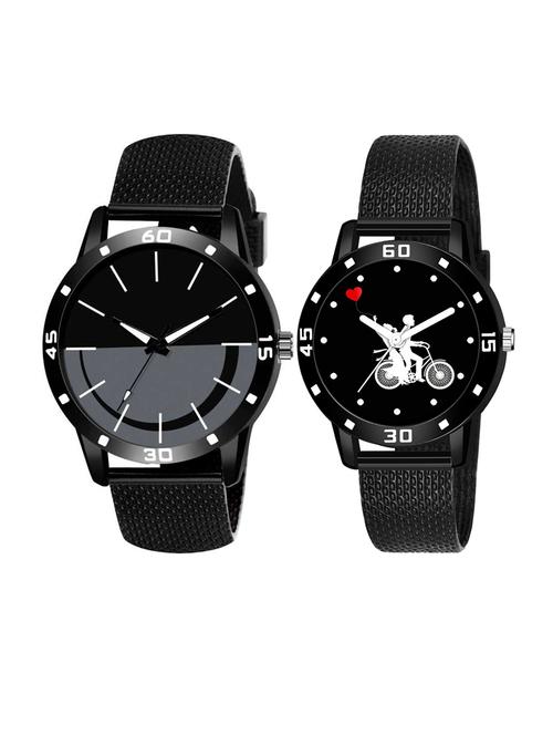 set of 2 men and women combo watches - 18503091 - Very Small Image - 1