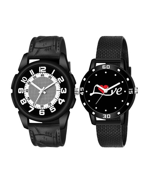 set of 2 men and women combo watches - 18503155 - Very Small Image - 1