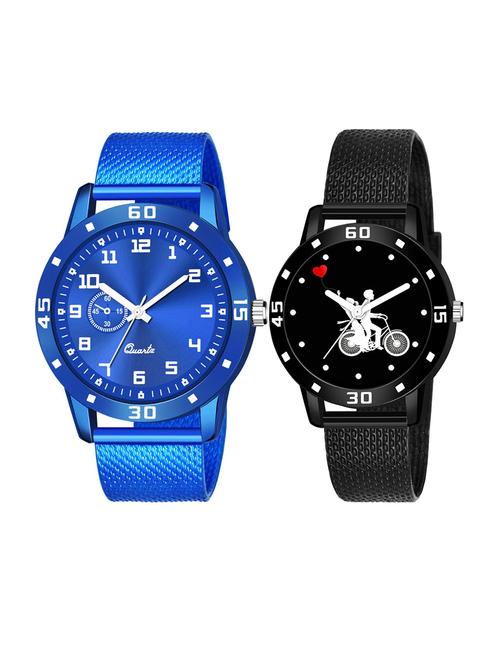set of 2 men and women combo watches - 18503188 - Very Small Image - 1