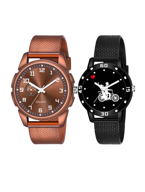 pack of 2 combo watches - 18503304 - Very Small Image - 1