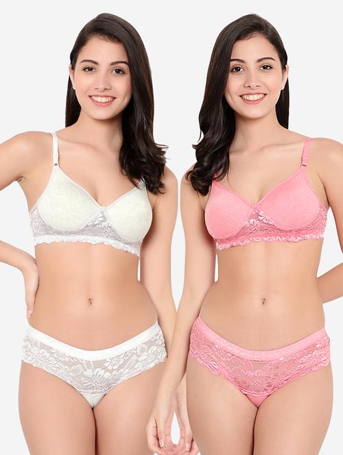 pack of 2 bras and panty set - 18503820 - Very Small Image - 1