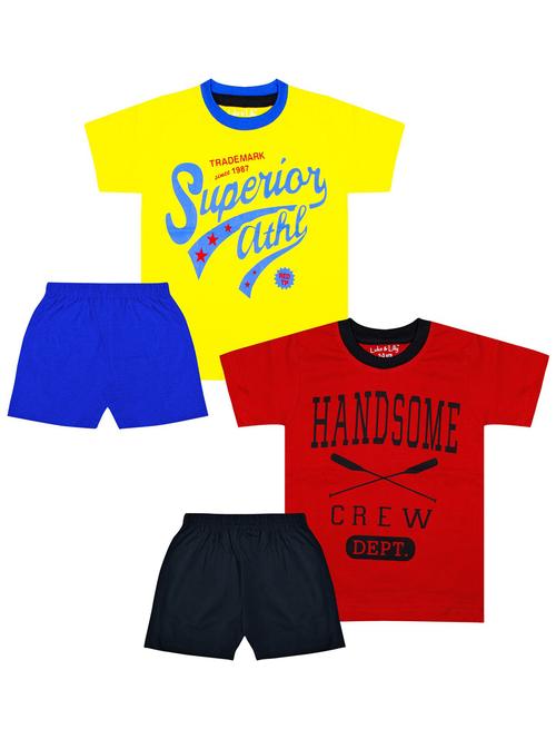 boys pack of 2 printed shorts set - 18504455 - Very Small Image - 1