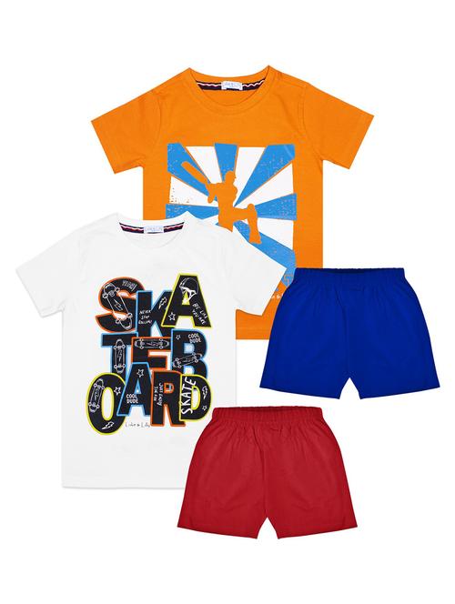 boys pack of 2 printed shorts set - 18504480 - Very Small Image - 1