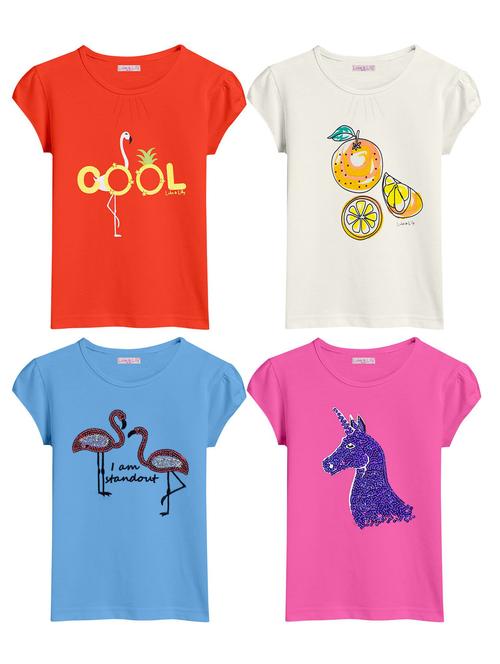 girls set of 4 tees - 18506206 - Very Small Image - 1