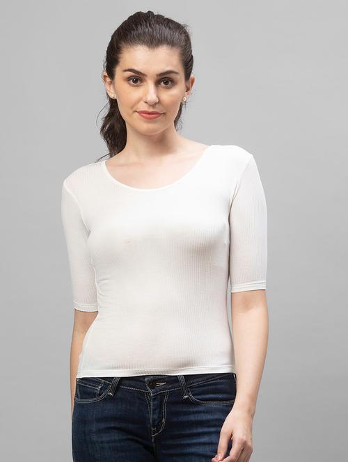 women's plain round neck t-shirt - 18507900 - Very Small Image - 1