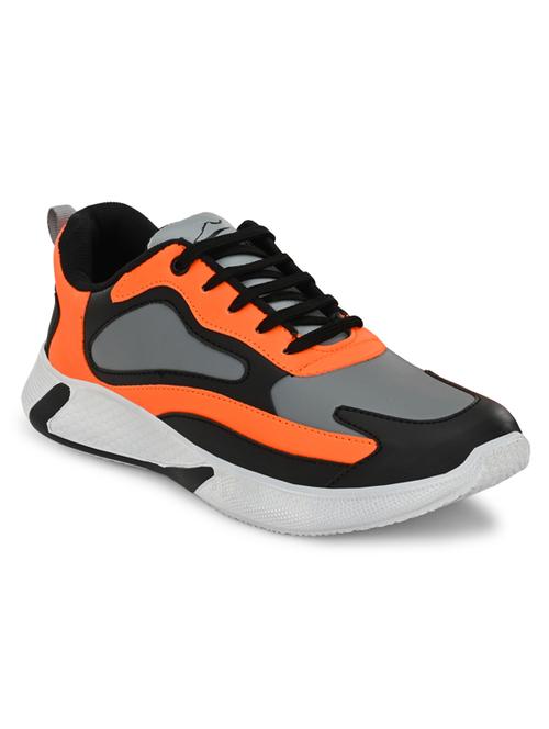 orange synthetic sport shoes - 18509572 - Very Small Image - 1
