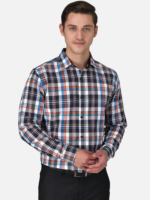 multi colored checkered casual shirt - 18509962 - Very Small Image - 1