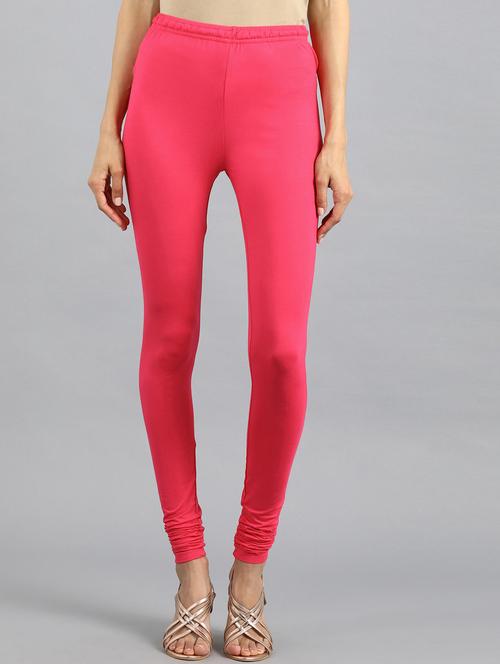 mid rise solid full length legging - 18510945 - Very Small Image - 1