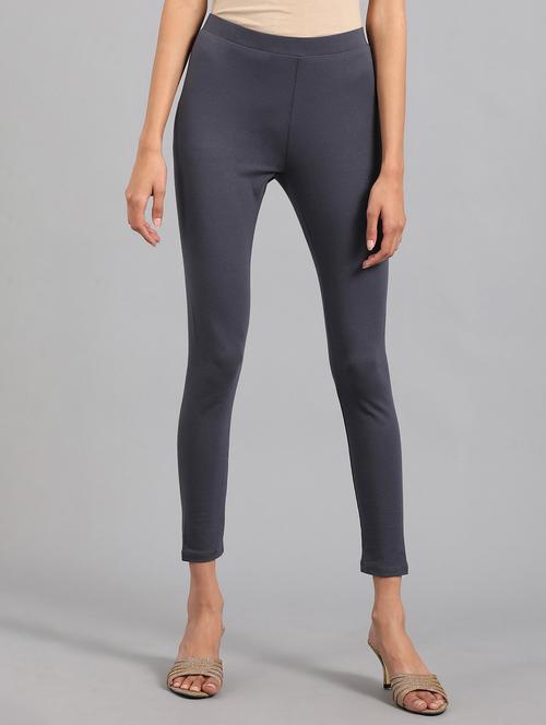 women full length solid legging - 18510993 - Very Small Image - 1