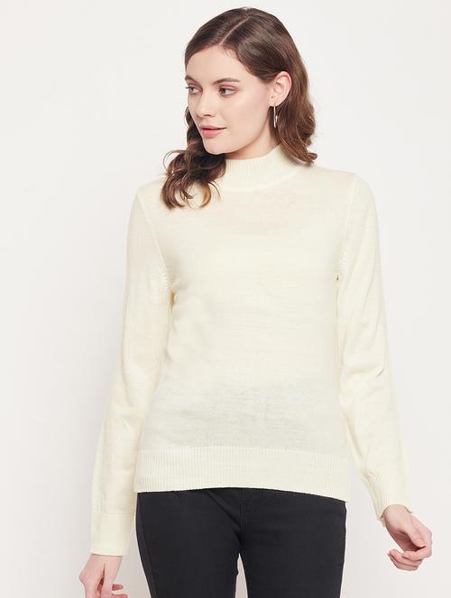 long sleeved solid regular pullover - 18512217 - Very Small Image - 1