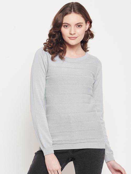 long sleeved solid regular pullover - 18512261 - Very Small Image - 1
