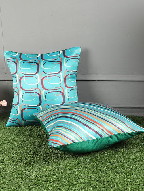 mnd villa polyester sofa cushion cover , 16x16 inch,2 piece - 18512320 - Very Small Image - 1