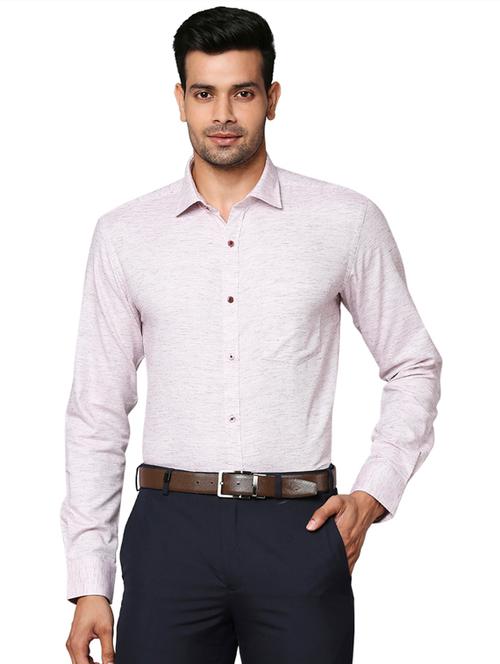 pink solid formal shirt - 18513543 - Very Small Image - 1