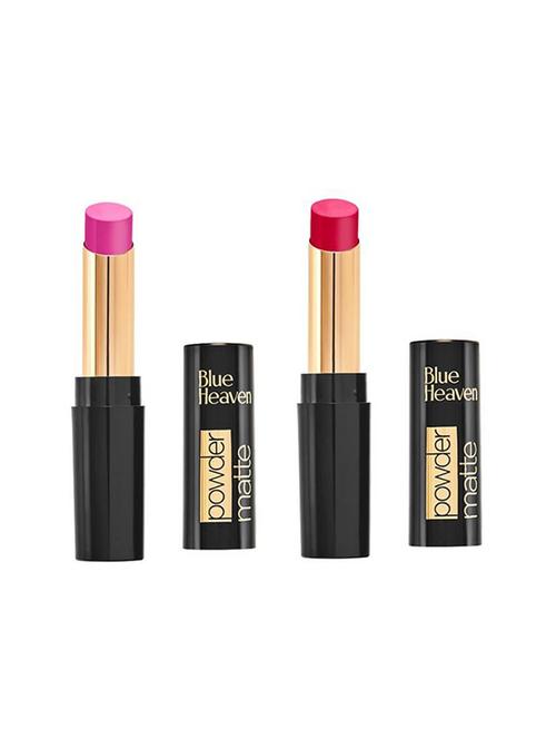 blue heaven powder matte lipsticks (barbie doll & risky red) - 18513664 - Very Small Image - 1