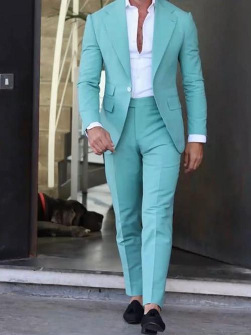 men's italian three piece suit set - 18513967 - Very Small Image - 1
