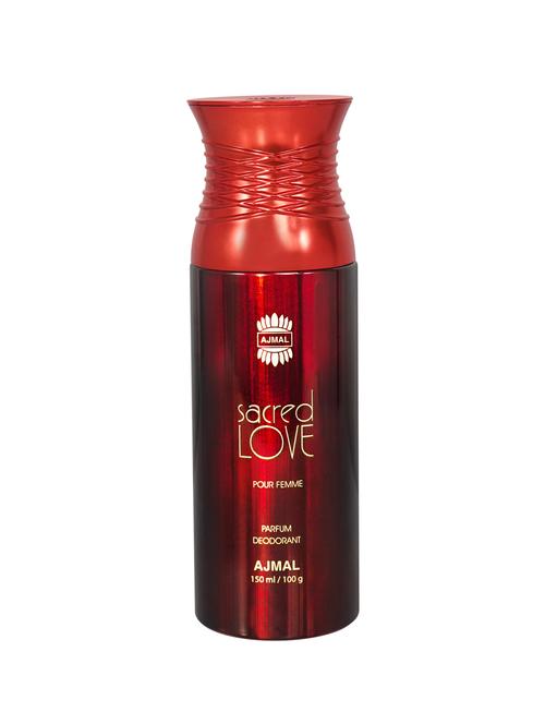 ajmal sacred love deodorant 150ml body spray gift for women long lasting perfume (online exclusive) - 18514772 - Very Small Image - 1