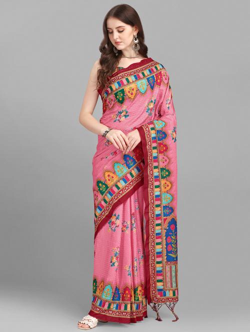 kaantha work paithani saree - 18514783 - Very Small Image - 1