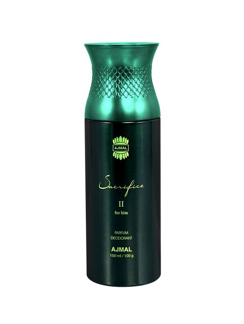 ajmal sacrifice ii deooarant 150ml body spray gift for men long lasting perfume (online exclusive) - 18514815 - Very Small Image - 1
