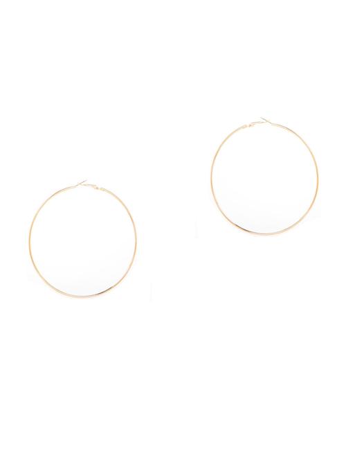 gold metal hoop earring - 18516743 - Very Small Image - 1