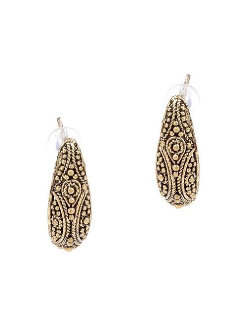 gold plated stud earring - 18516848 - Very Small Image - 1