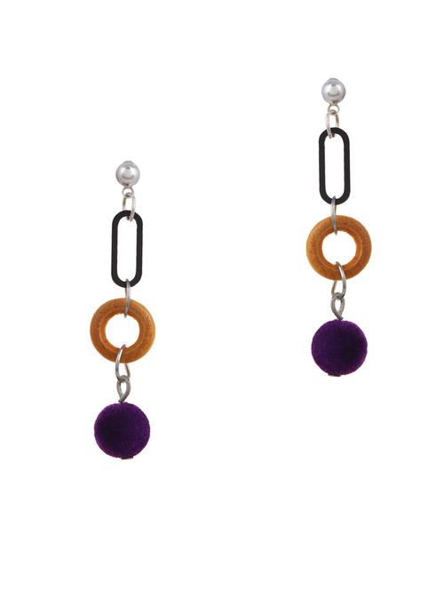 multi colored dangle drop earring - 18516910 - Very Small Image - 1