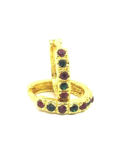 gold plated bali earring - 18516913 - Very Small Image - 1