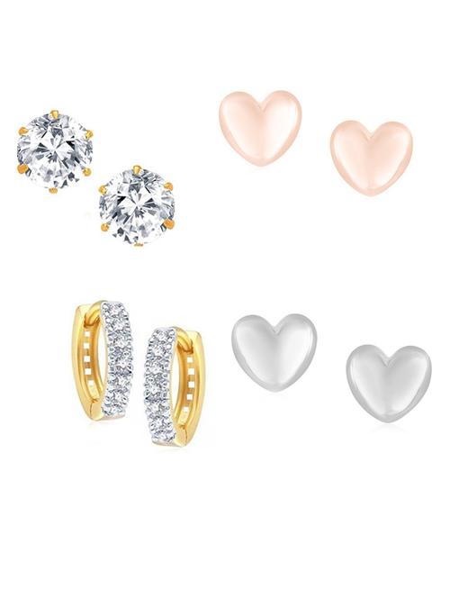 pack of 4 earring set - 18516994 - Very Small Image - 1
