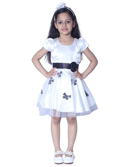 girls round neck sleeveless frock - 18517359 - Very Small Image - 1