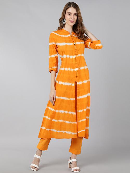 tie & dye kurta pant set - 18517663 - Very Small Image - 1