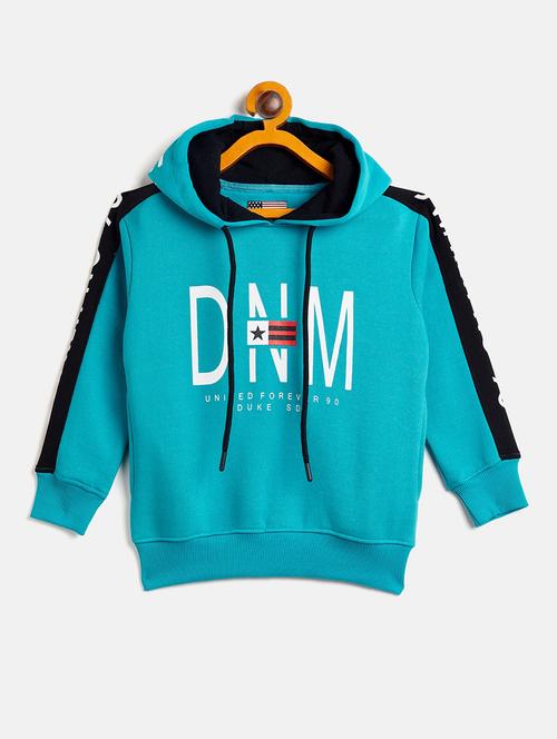boys graphic print hooded sweatshirt - 18518503 - Very Small Image - 1