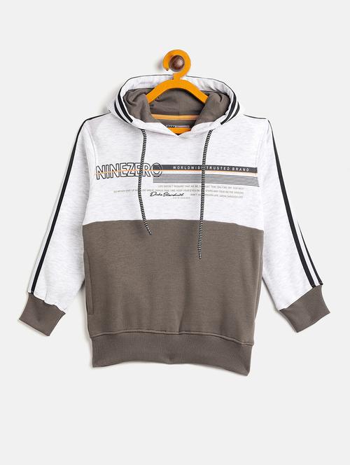 boys color block hooded sweatshirt - 18518518 - Very Small Image - 1