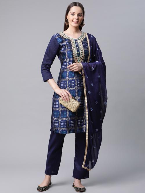 zare woven unstitched suit - 18518562 - Very Small Image - 1