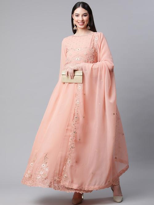 embroidered unstitched suit set - 18518577 - Very Small Image - 1