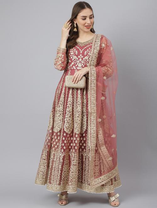 embroidered unstitched suit set - 18518585 - Very Small Image - 1