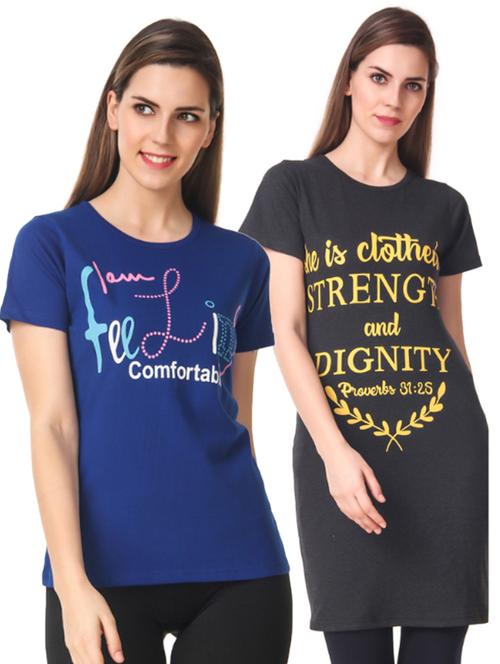 pack of 2 printed regular tee - 18518704 - Very Small Image - 1