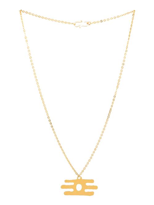 gold metal pendant - 18518994 - Very Small Image - 1