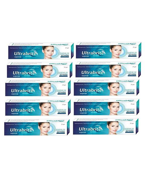 ultrabrite triple action skin cream pack of 10 pcs - 18519053 - Very Small Image - 1