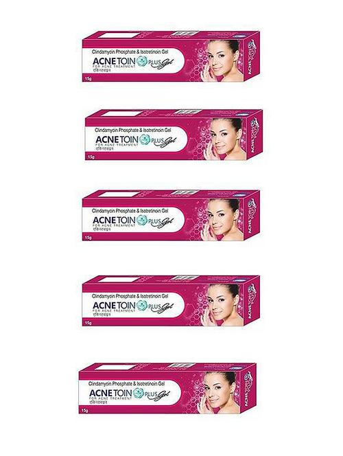 acnetoin plus gel for acne pack of 5 pcs - 18519065 - Very Small Image - 1