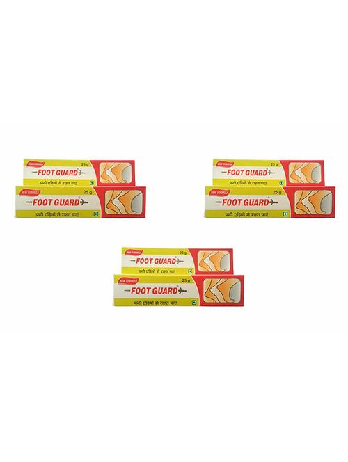 pack of 4 pcs. foot guard cream for cracked heels 25 gm each - 18519149 - Very Small Image - 1
