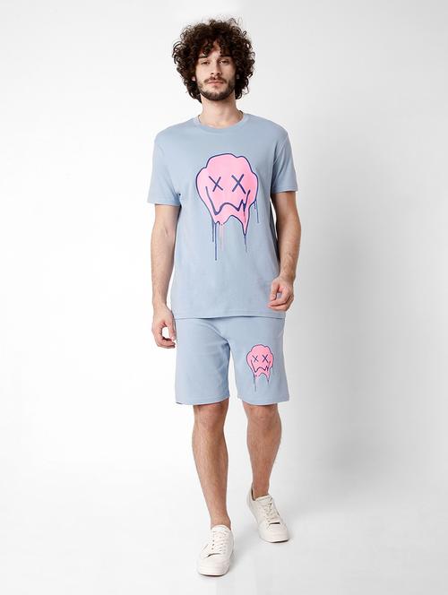 crooked smiley top and short set - 18519404 - Very Small Image - 1