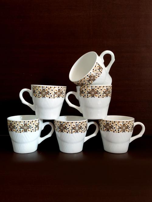 designer set of 6 cups | cup set | tea cups | set of 6 cups | bone china - 18519761 - Very Small Image - 1