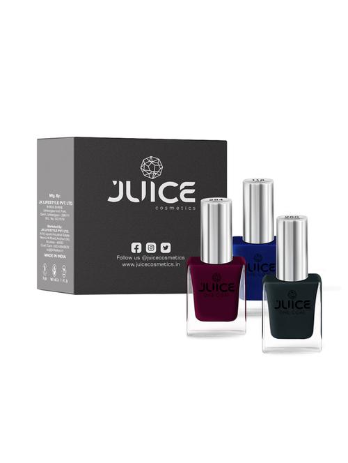 juice nail polish pack of 3 zaffre - 116 hampton green - 260 merlot - 284 gloss combo_6 - 18519865 - Very Small Image - 1