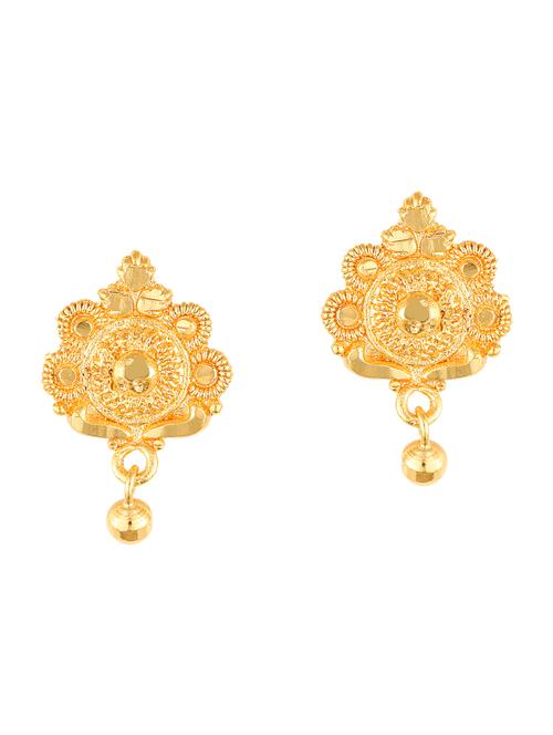 gold plated stud earring - 18520238 - Very Small Image - 1