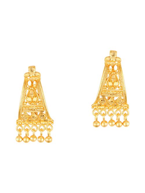 gold plated stud earring - 18520258 - Very Small Image - 1