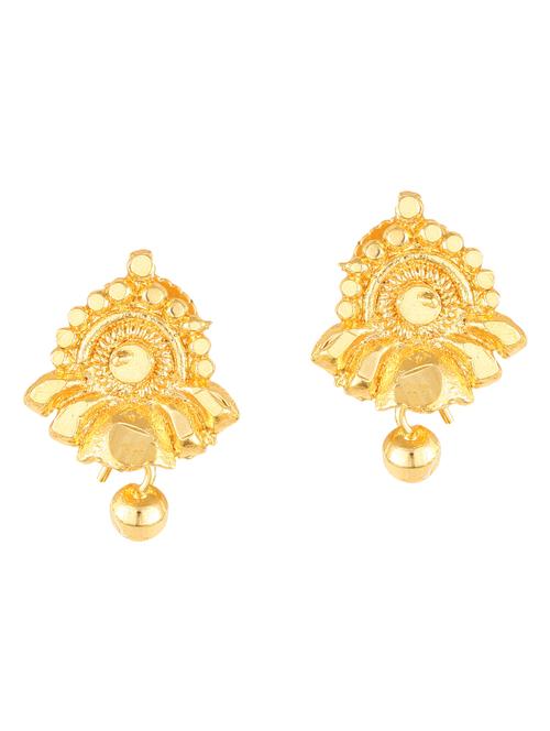 gold plated stud earring - 18520266 - Very Small Image - 1