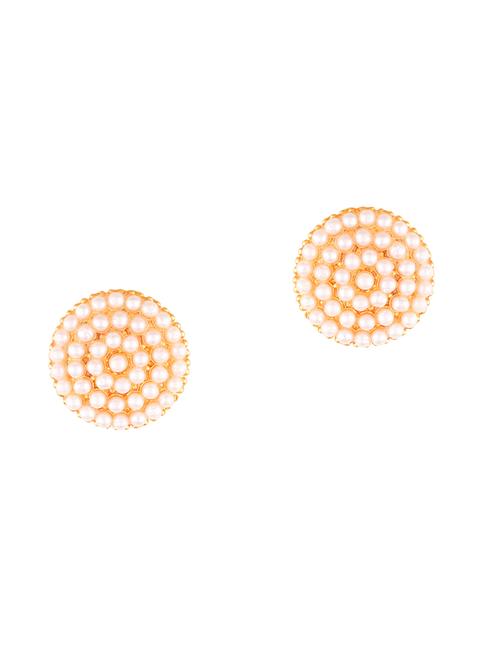 gold plated stud earring - 18520272 - Very Small Image - 1