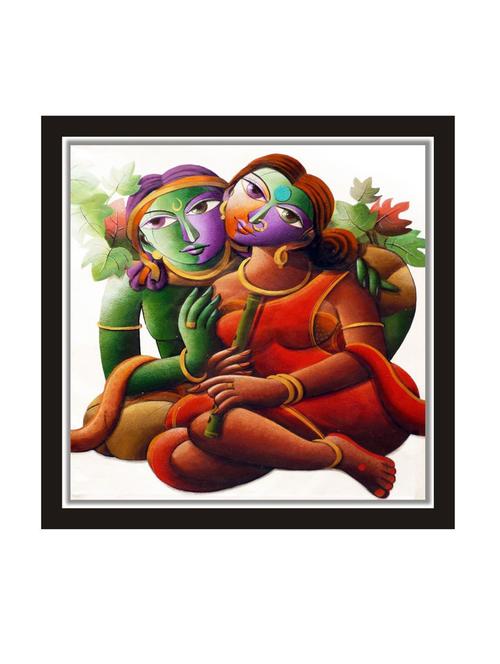 wall decal art prints on mdf board for decor (12x12 inches) unframed & without glass - 18520983 - Very Small Image - 1